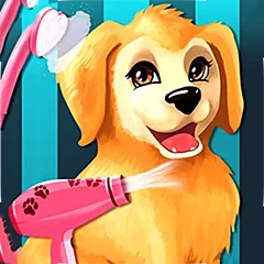 play 子犬のグルーマーになる
